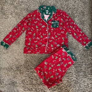Roller Rabbit Snow Day long sleeve polo pjs size S, worn two times. Sold out